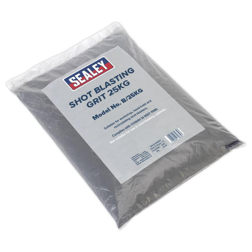 Sealey Shot Blasting Grit 25kg Bag B/25KG Sealey - Town Tools 