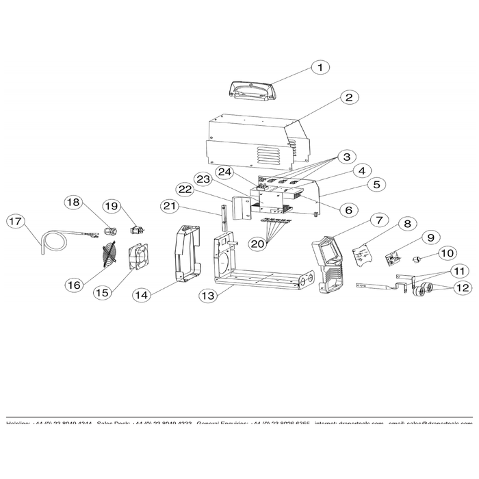 Draper Quick Coupling Pair Y-AW200A-12
