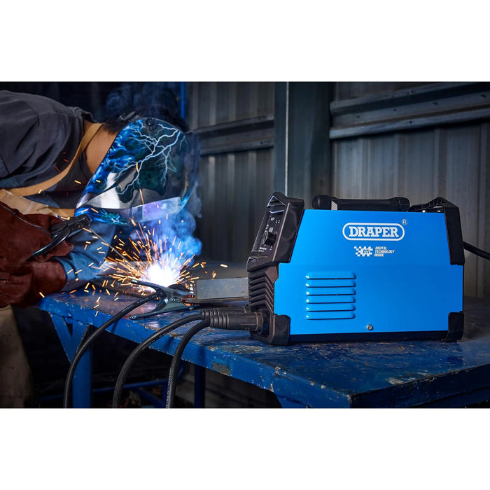 Draper MMA Inverter Welder with TIG-Lift Dti, 200A - AW200A
