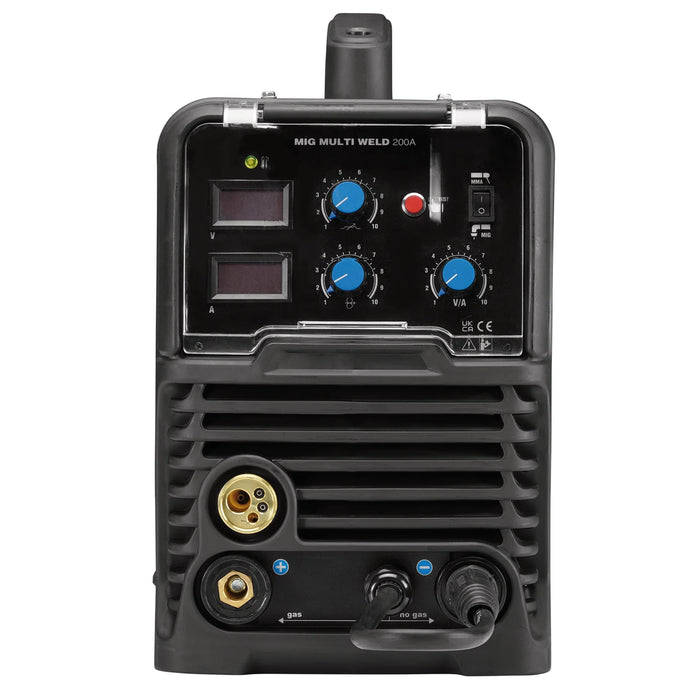 Draper Gas/Gasless MIG Inverter Multi-Welder, 200A - MI200A