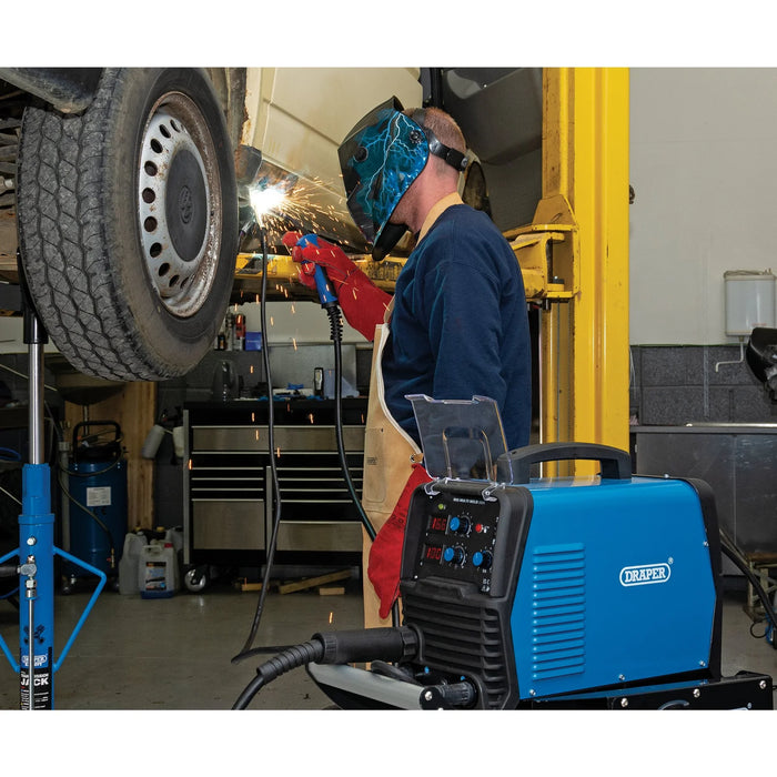 Draper Gas/Gasless MIG Inverter Multi-Welder, 200A - MI200A