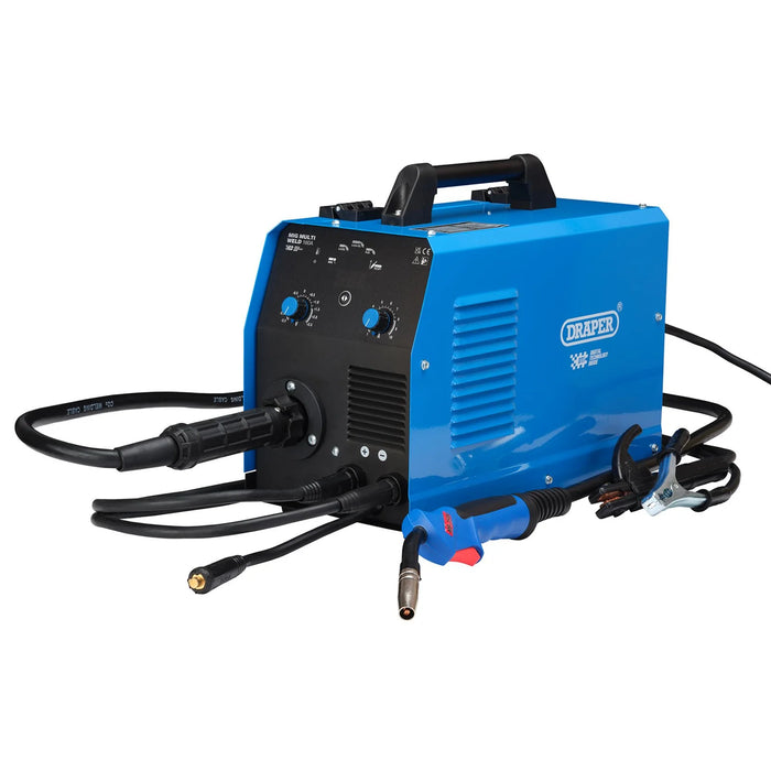 Draper Gas/Gasless MIG Inverter Multi-Welder Dti, 160A - MW160A