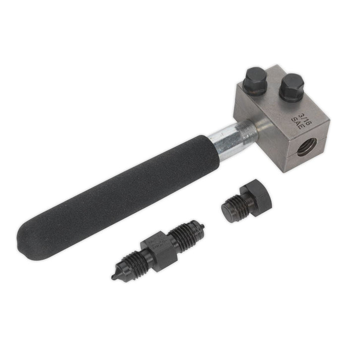 Sealey On-Vehicle Micro Brake Pipe Flaring Tool 3/16" SAE PFT12 Sealey - Town Tools 