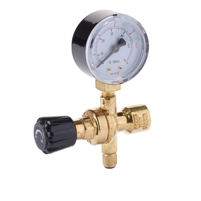 Draper MIG Gas Bottle Regulator Disposable Cylinder 1 Gauge - WREGCO2-1G