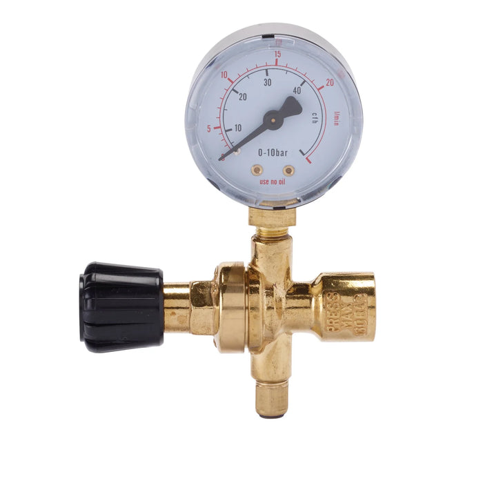 Draper MIG Gas Bottle Regulator Disposable Cylinder 1 Gauge - WREGCO2-1G