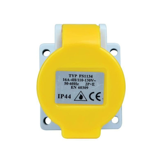 Faithfull Power Plus IP44 Panel Socket 16A 110V Faithfull Power Plus - Town Tools
