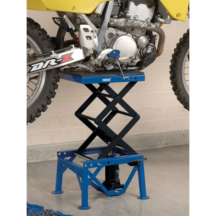 Draper Hydraulic Motorcycle Scissor Lift, 135kg - MCPL3B