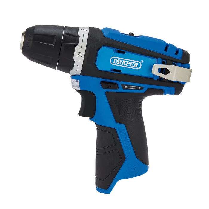 Draper 12V Drill Driver (Sold Bare) - CD12VD