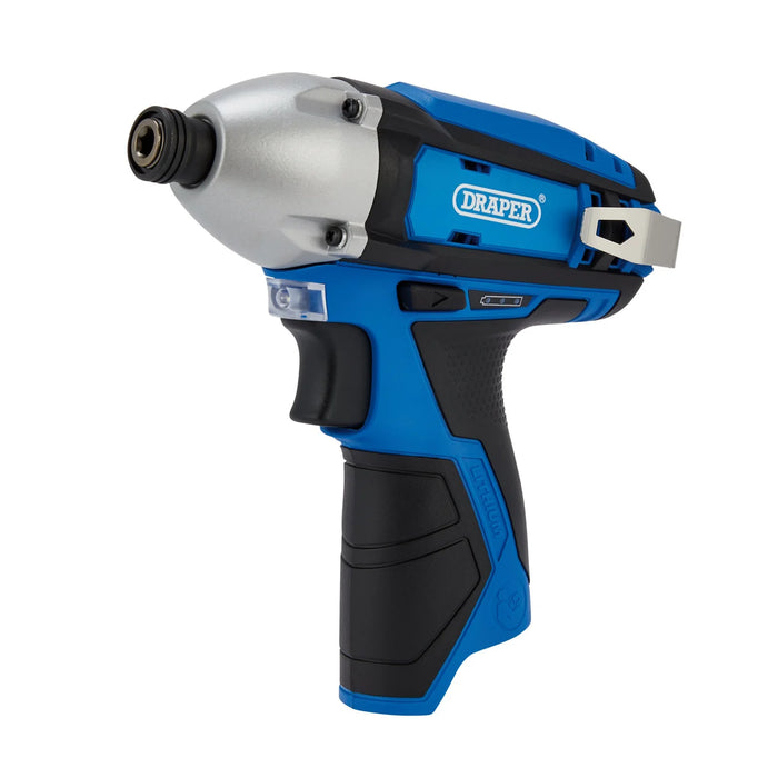 Draper 12V Impact Driver, 1/4" Hex. (Sold Bare) - ID12VD