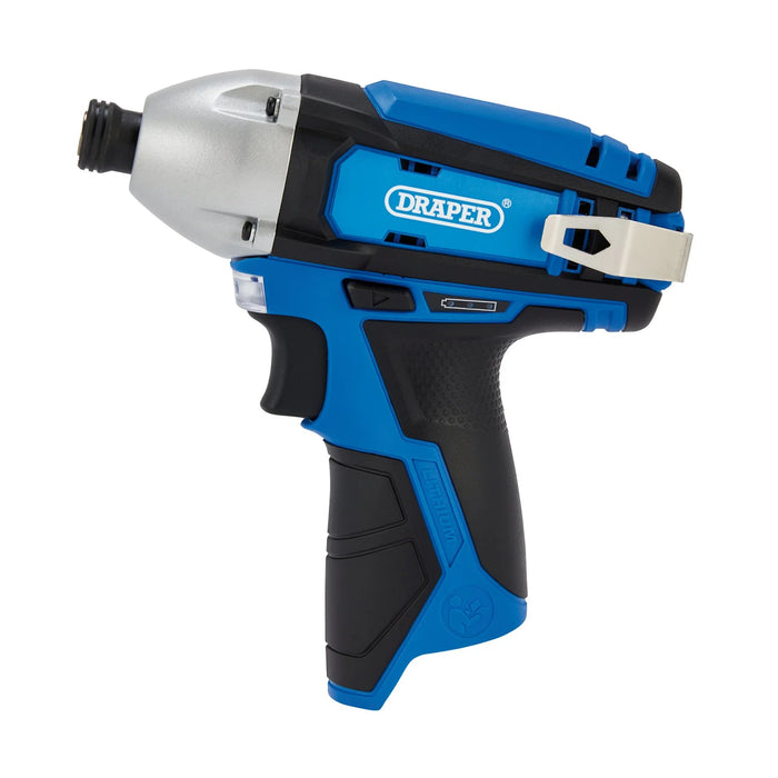 Draper 12V Impact Driver, 1/4" Hex. (Sold Bare) - ID12VD