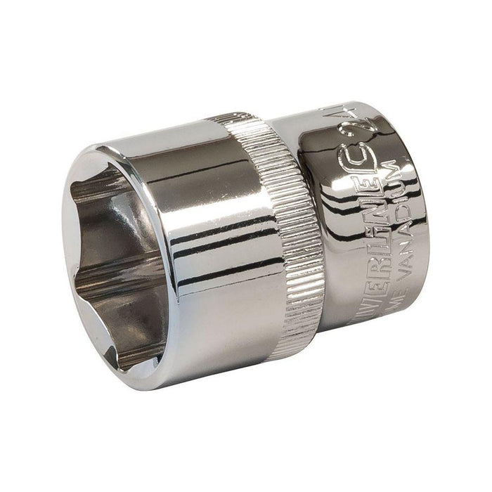 Silverline Socket 1/2" Drive 6pt Metric 24mm Silverline - Town Tools 
