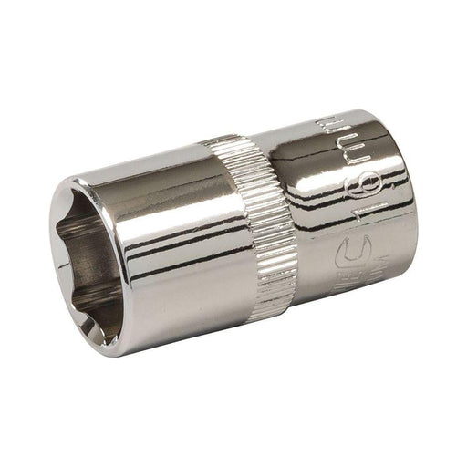 Silverline Socket 1/2" Drive 6pt Metric 16mm Silverline - Town Tools 