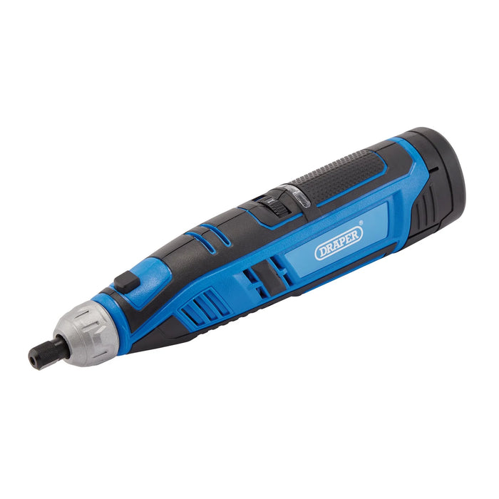 Draper 12V Rotary Multi-Tool Kit, 1 x 1.5Ah Battery, 1 x Fast Charger (50 Piece)