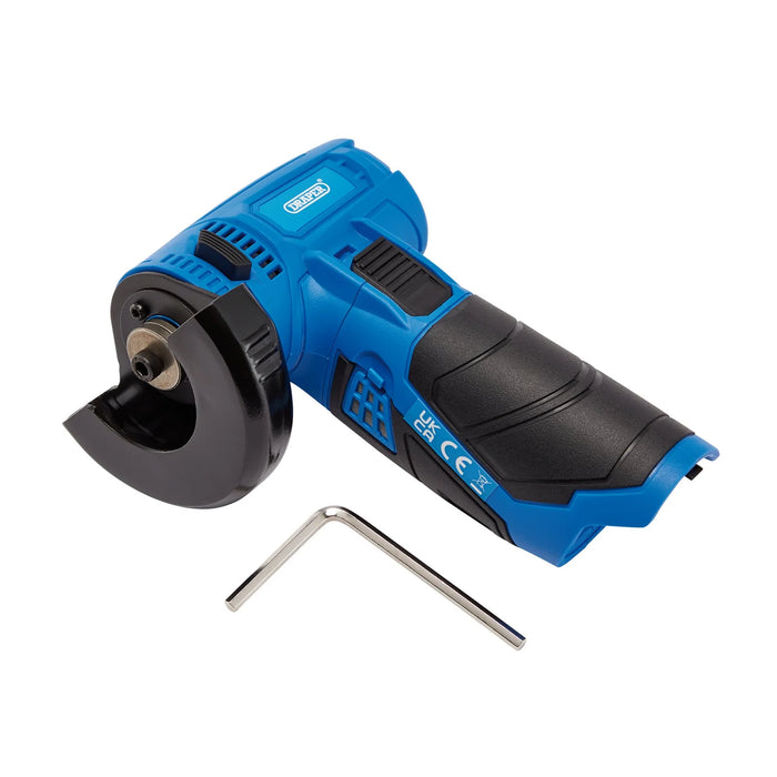 Draper 12V Brushless Angle Grinder/Cut Off Tool (Sold Bare) - CAG12VD