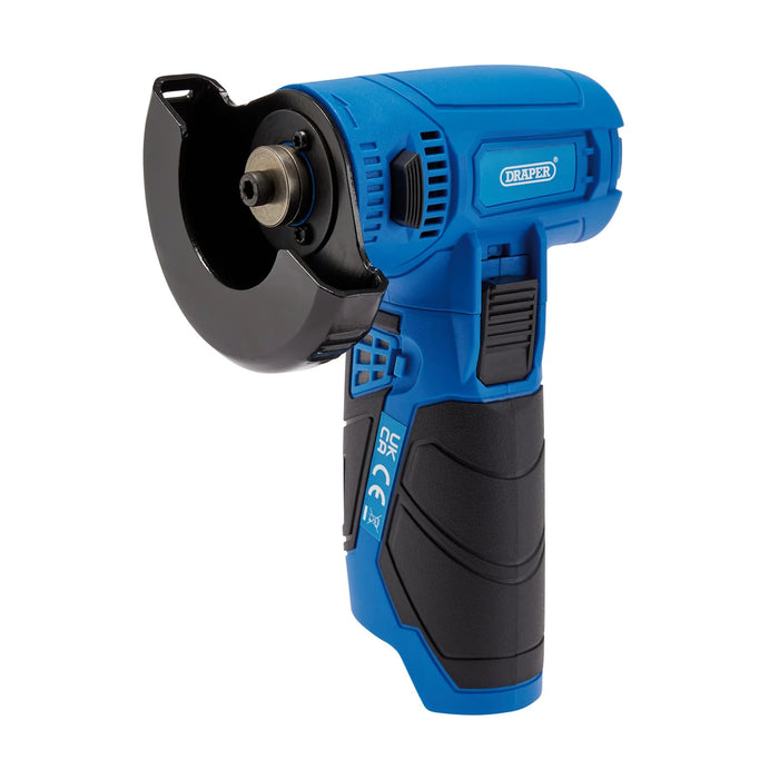 Draper 12V Brushless Angle Grinder/Cut Off Tool (Sold Bare) - CAG12VD