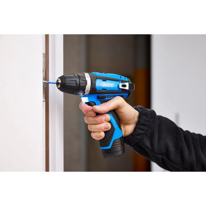 Draper 12V Drill Driver, 1 x 1.5Ah Battery, 1 x Fast Charger - DD12VD