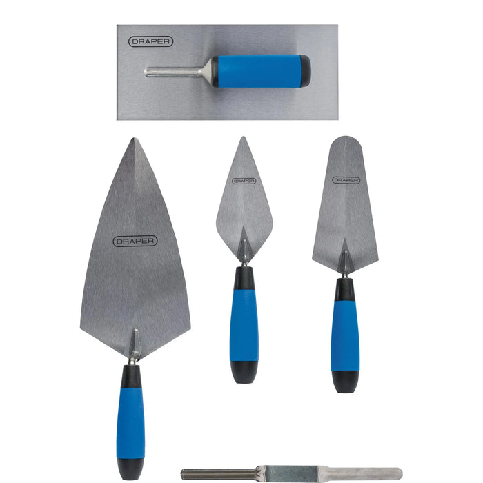 Draper Soft Grip Trowel Set (5 Piece) - TKSG/5