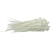 Draper Cable Ties, 2.5 x 100mm, White (Pack of 100) - CT1W