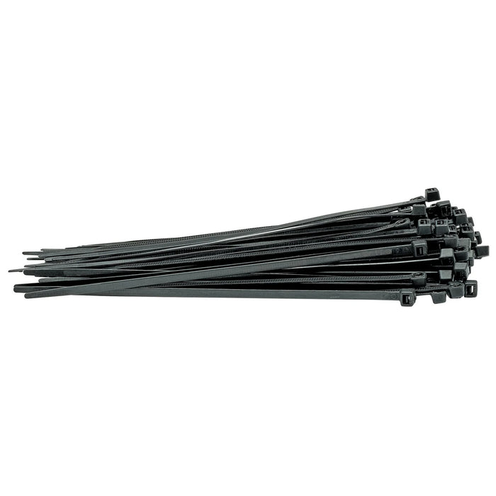 Draper Cable Ties, 4.8 x , Black (Pack of 100) 200-400mm