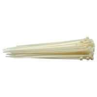 Draper Cable Ties, 4.8 x , White (Pack of 100) 200-400mm