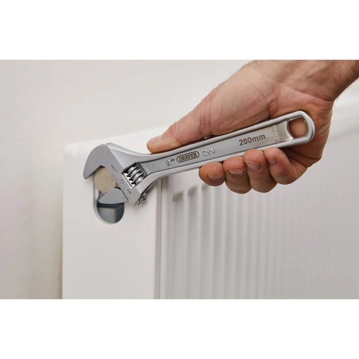 Draper Adjustable Wrench, 200mm, 27mm - 371CP