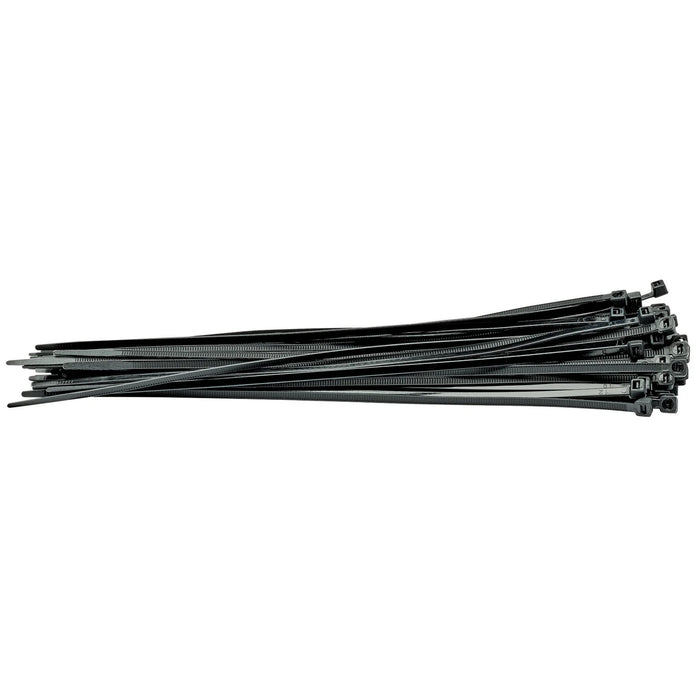 Draper Cable Ties, 4.8 x , Black (Pack of 100) 200-400mm