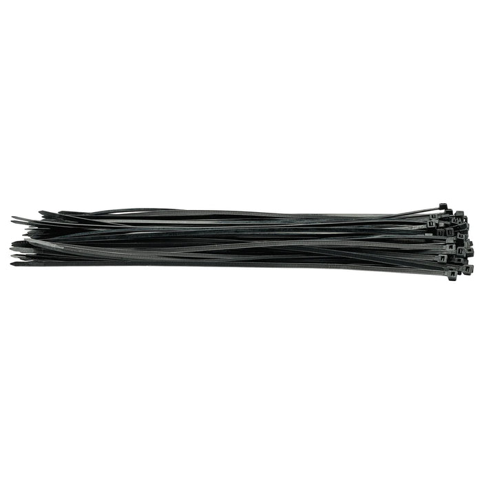 Draper Cable Ties, 4.8 x , Black (Pack of 100) 200-400mm