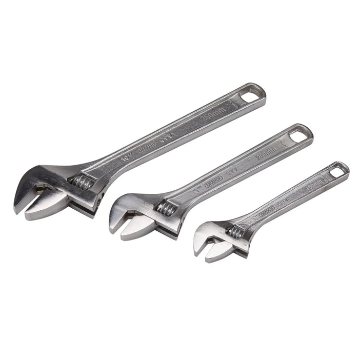 Draper Adjustable Wrench Set (3 Piece) - 371CP/3