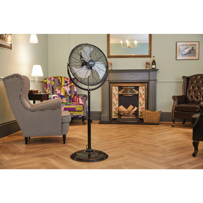 Draper 230V Pedestal Fan, 18"/450mm, 120W - HV18F