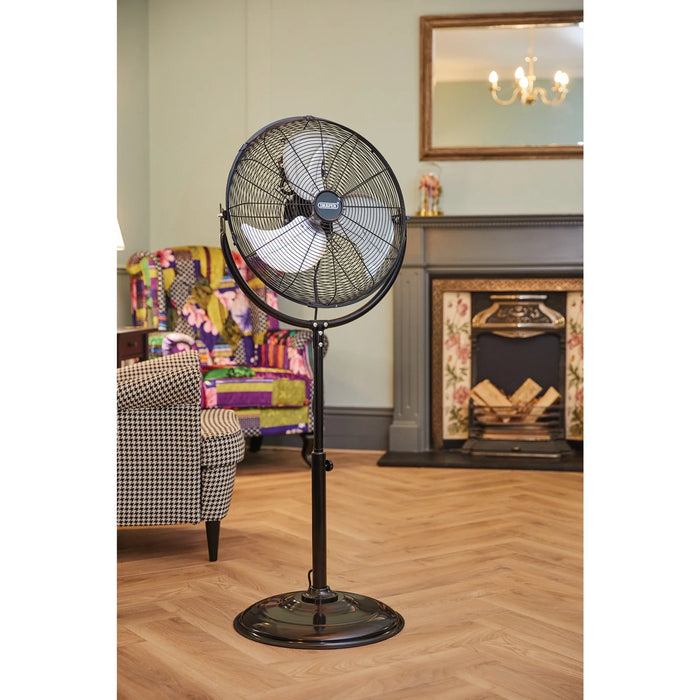 Draper 230V Pedestal Fan, 18"/450mm, 120W - HV18F