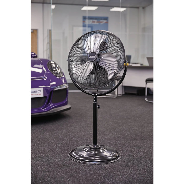 Draper 230V Pedestal Fan, 18"/450mm, 120W - HV18F