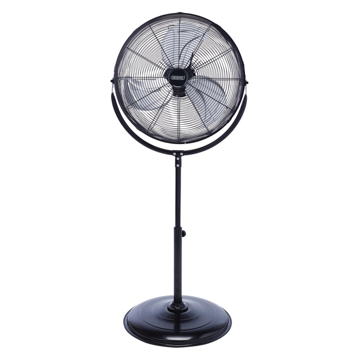 Draper 230V Pedestal Fan, 20"/500mm, 120W - HV20F