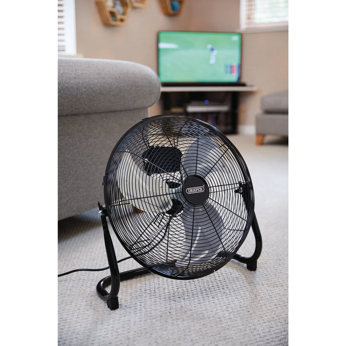 Draper 230V Floor Fan, 16"/400mm, 100W - HV16FF