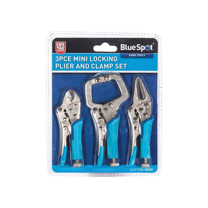 Bluespot Tools Mini Locking Pliers Set, 3 Piece BlueSpot Tools - Town Tools