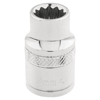 Draper HI-TORQ 12 Point Socket, 3/8" Sq. Dr., 9mm 32769