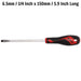 Teng Tools Flat Screwdriver 1.2 x 6.5 x 150mm L Hex Shaft Teng Tools - Town Tools 