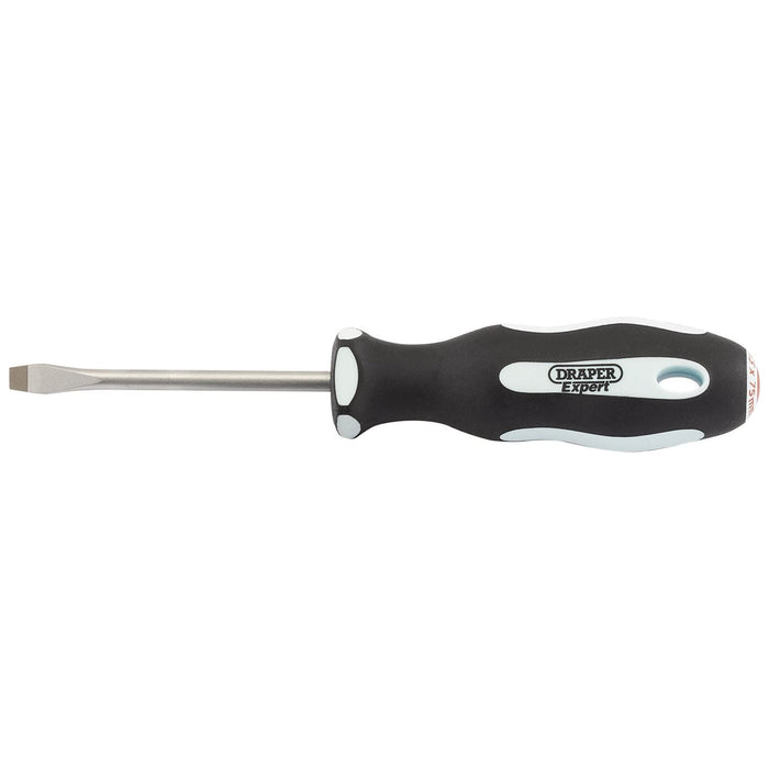 Draper Plain Slot Soft Grip Screwdriver, 5.5 x 75mm 34976 Draper - Town Tools 