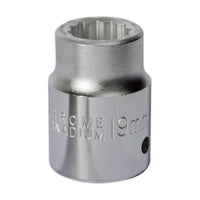 Sealey WallDrive Socket 19mm 3/4"Sq Drive S34/19
