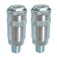 Draper 1/4" Male Quick Coupling (Pack of 2) - EAC