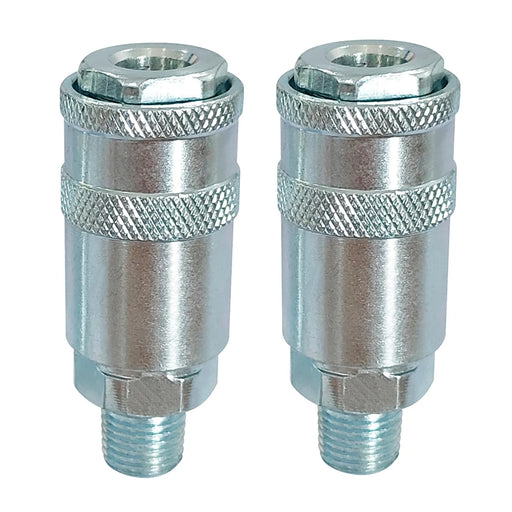 Draper 1/4" Male Quick Coupling (Pack of 2) - EAC - image 1