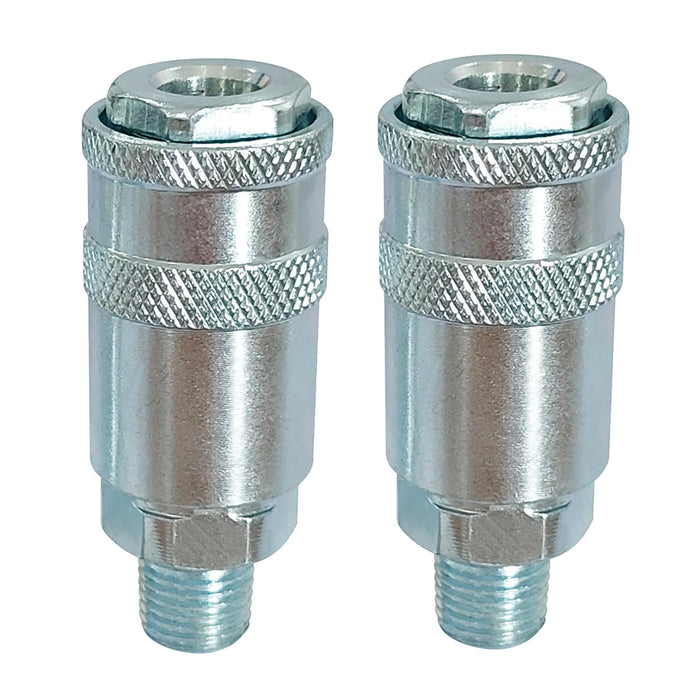 Draper 1/4" Male Quick Coupling (Pack of 2) - EAC