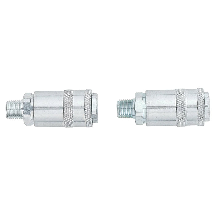 Draper 1/4" Male Quick Coupling (Pack of 2) - EAC