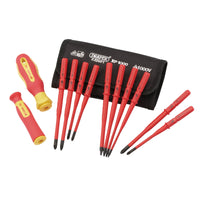 XP1000® VDE Slimline Interchangeable Screwdriver Set (12 Piece) - 965SLIM/I/12