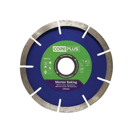 Coreplus MR125 Mortar Raking Diamond Blade 125mm CorePlus - Town Tools