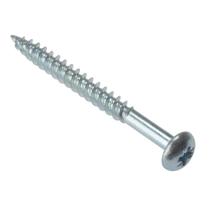 Forgefix General Purpose Pozi Compatible Screw Round Head TT ZP 1.1/2in x 10 Box 200 ForgeFix - Town Tools