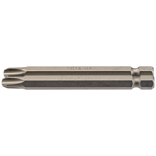 Draper Cross Slot Insert Bit, 1/4" Hex, 75mm Long, No.3 (Pack of 2) 64316 Draper - Town Tools 