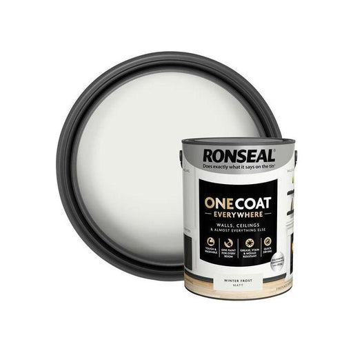 Ronseal One Coat Everywhere Interior Winter Frost Matt 5 litre Ronseal - Town Tools