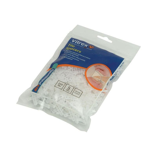 Vitrex Floor Tile Spacers 4mm (Pack 250) Vitrex - Town Tools