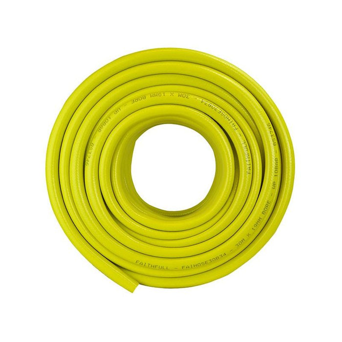 Faithfull Heavy-Duty Reinforced Builder's Hose 30m 19mm (3/4in) Diameter Faithfull - Town Tools