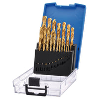 Draper HSS Titanium Nitride Coated Drill Bit Set (19 Piece)